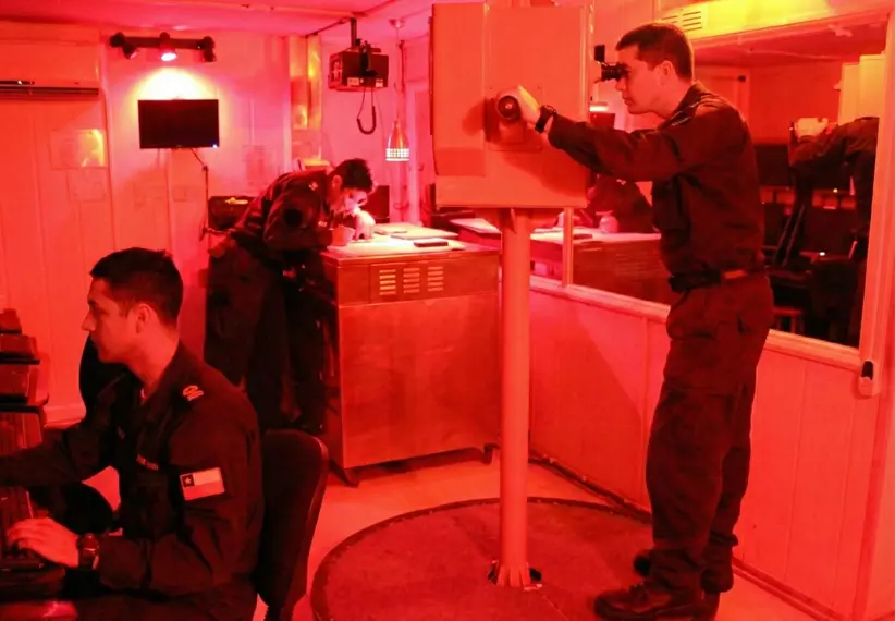 Simulador de submarino de la Armada de Chile